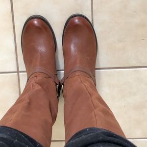 Lucky Brand Leather Long Boots